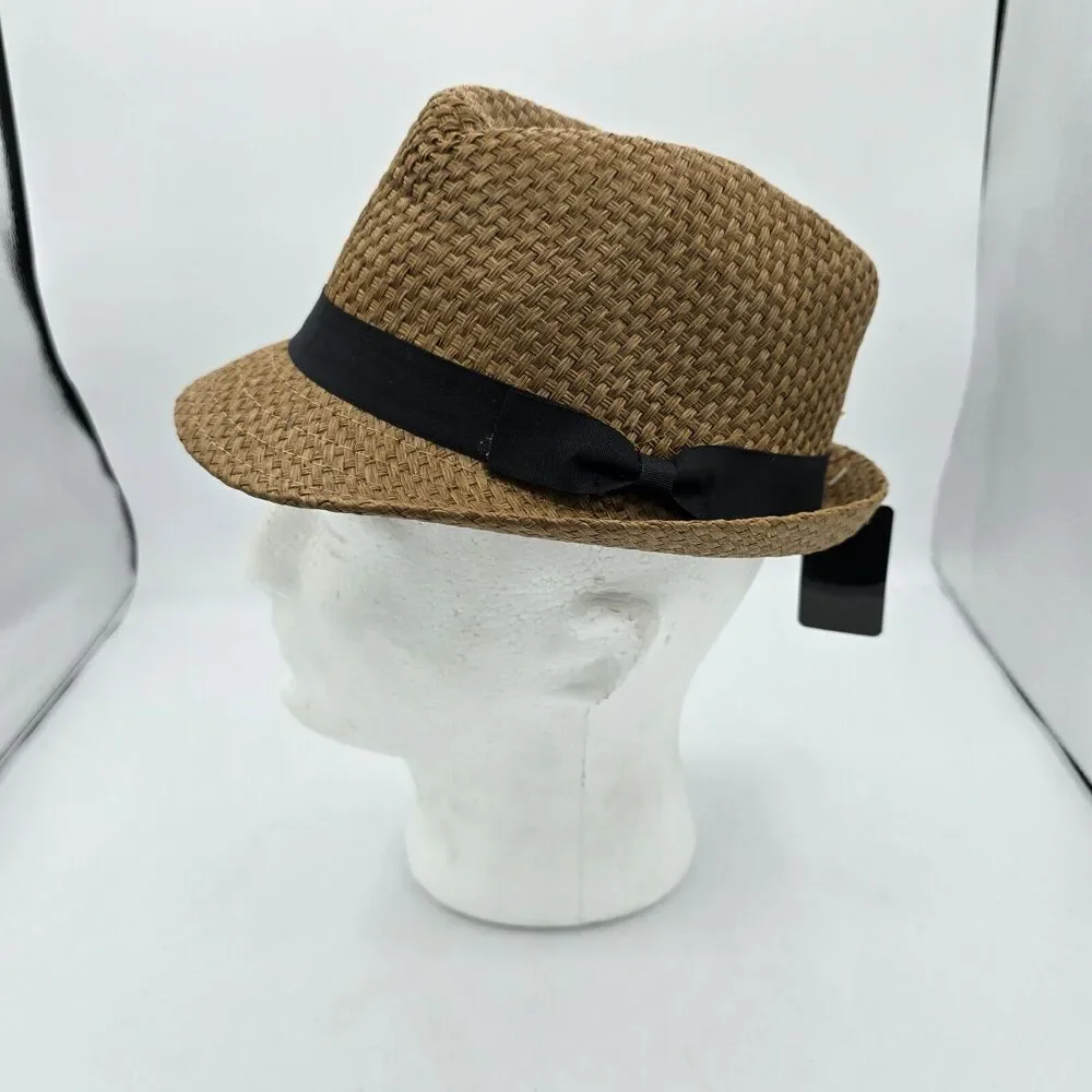 Men’s Milani Designed in Italy 100% Straw Hat Size S/m Brown Womens